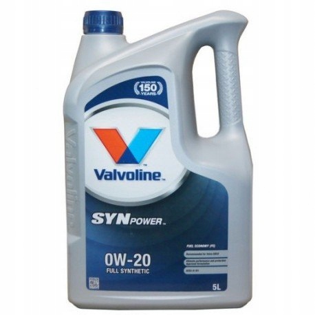 

Valvoline 0W20 5L. Synpower Fe