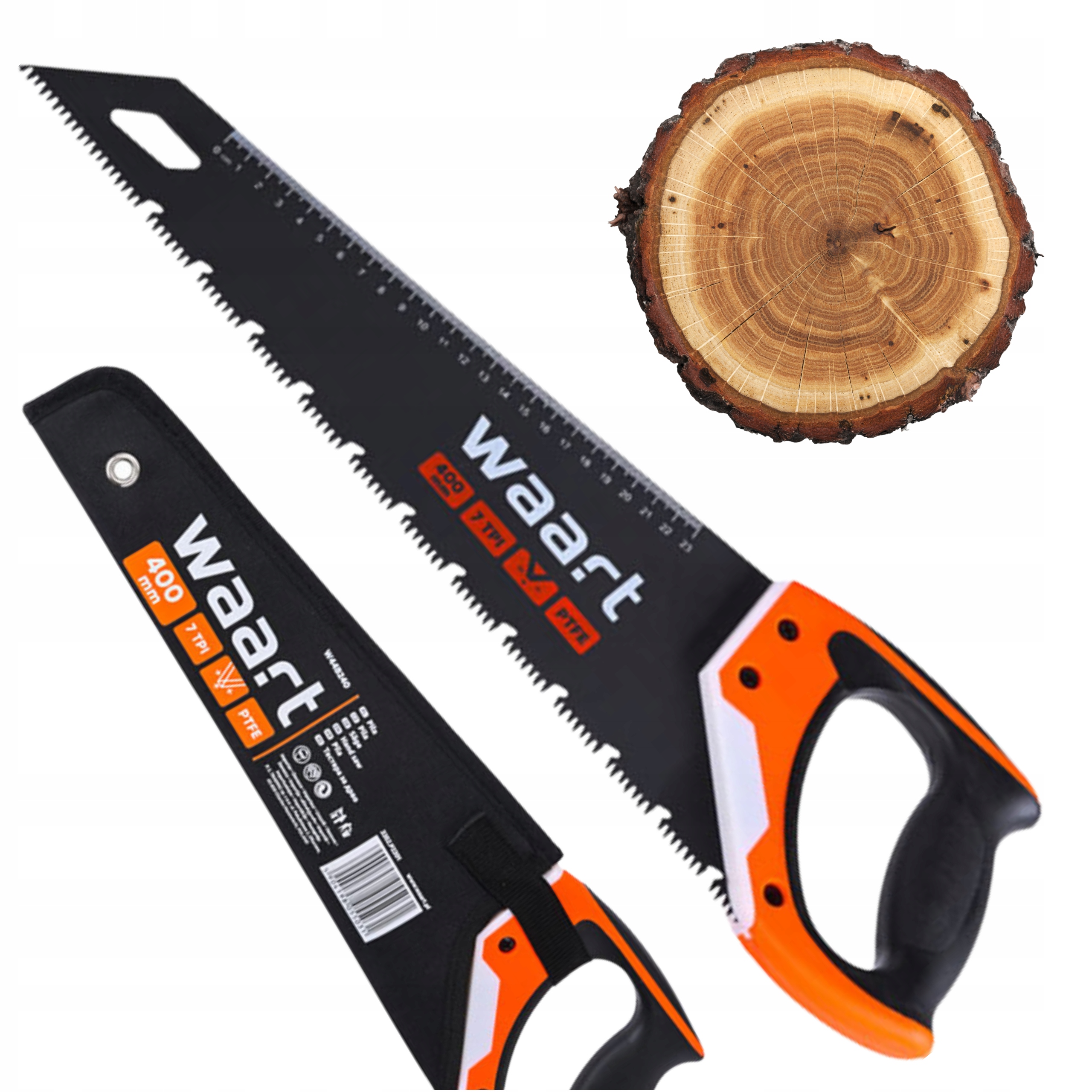 Ручная пила, деревянный шар 400 мм, чехол для переноски, чехол для переноски