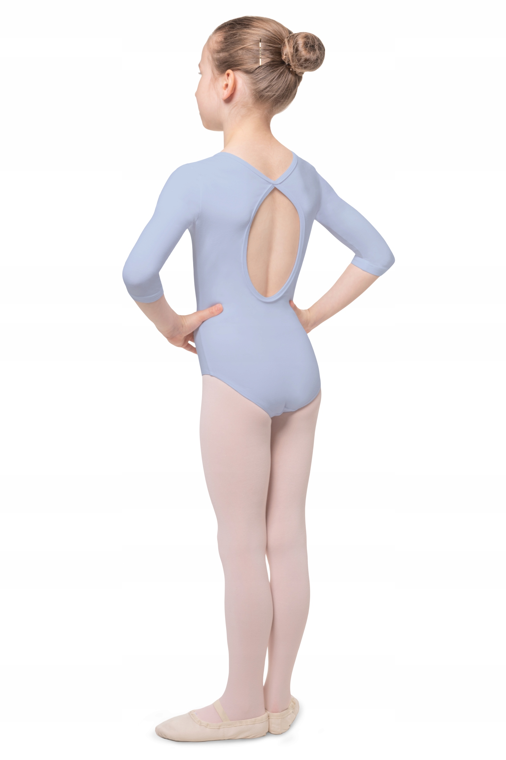 BODY GIMNASTYCZNE STRÓJ DO TAŃCA BALETU 122/128 Marka Arabesque