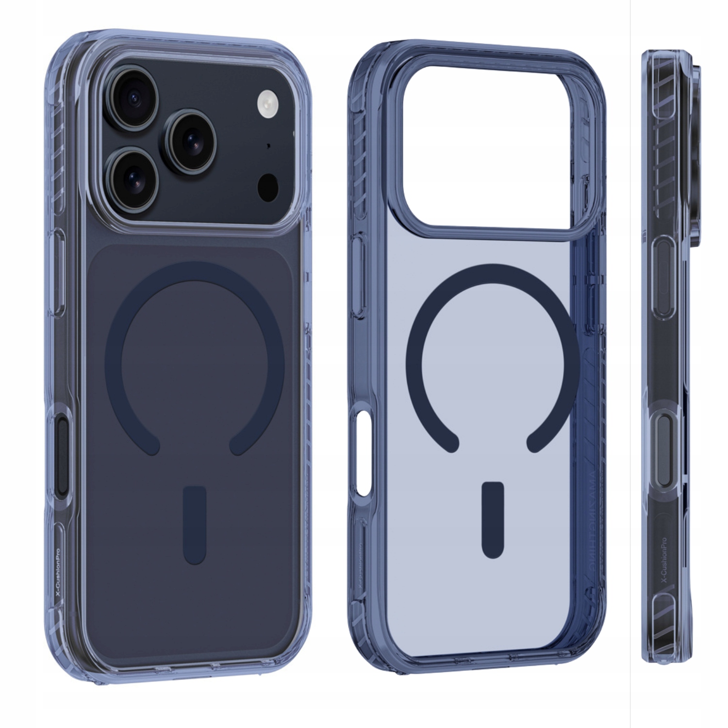 Etui iPhone 17 Pro Max Case Amazing Thing Titan Pro niebiesko-przezroczyste