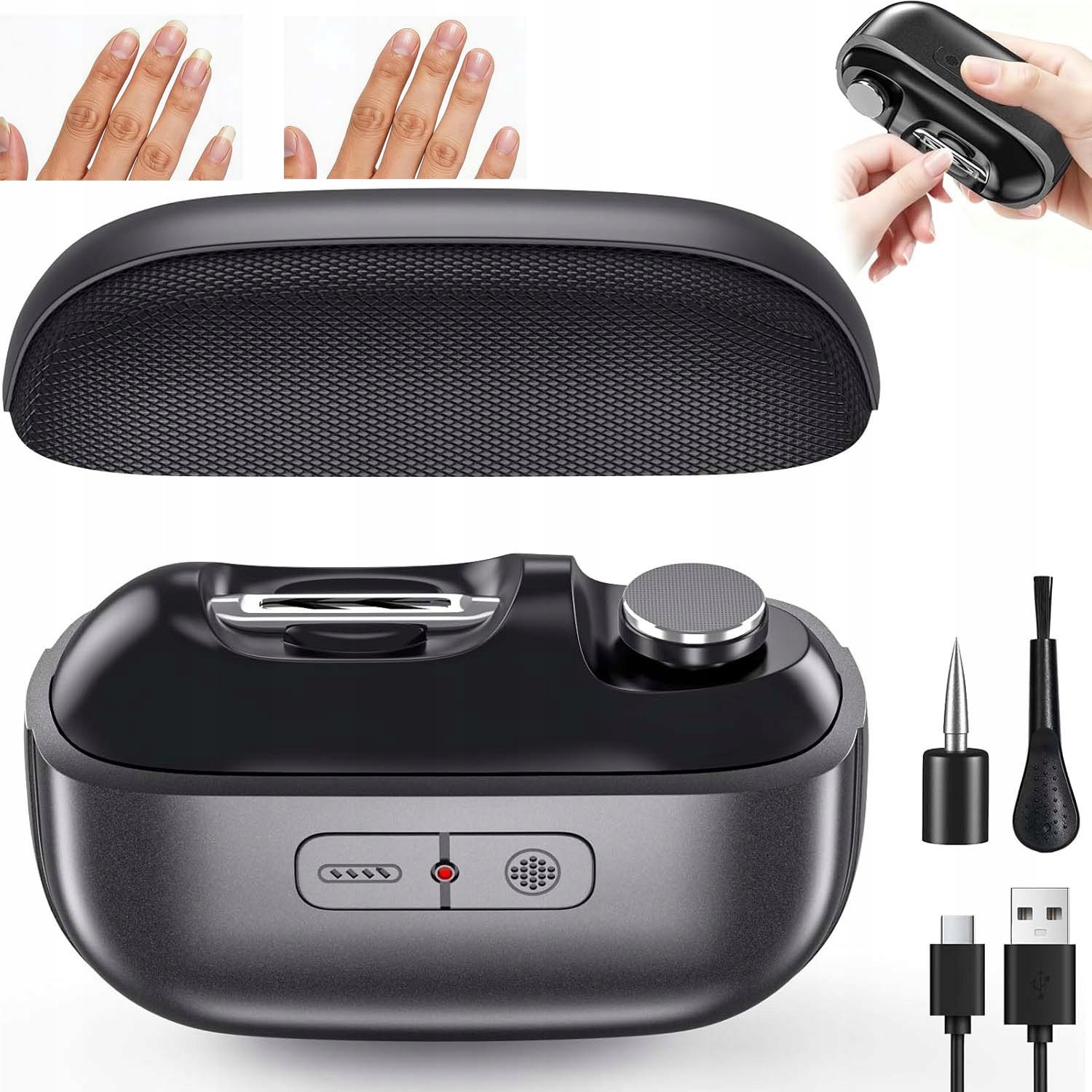 Elektrické Kleštičky Na Nehty Pro Seniory S Tichým Ledem 3V1