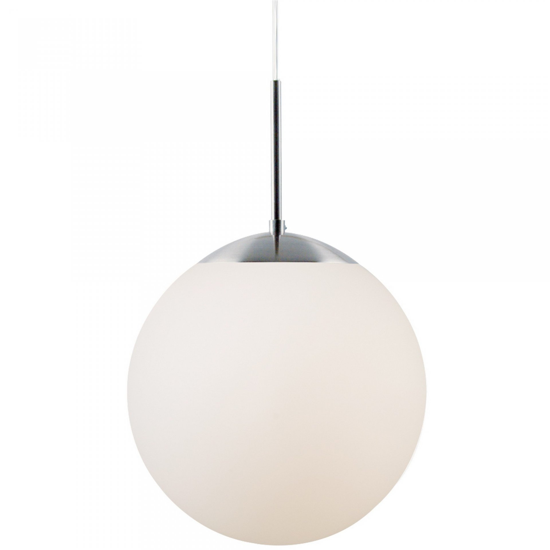 Závesná lampa biela Cafe, elegantná forma, jemné svetlo v obývacej izbe Nordlux