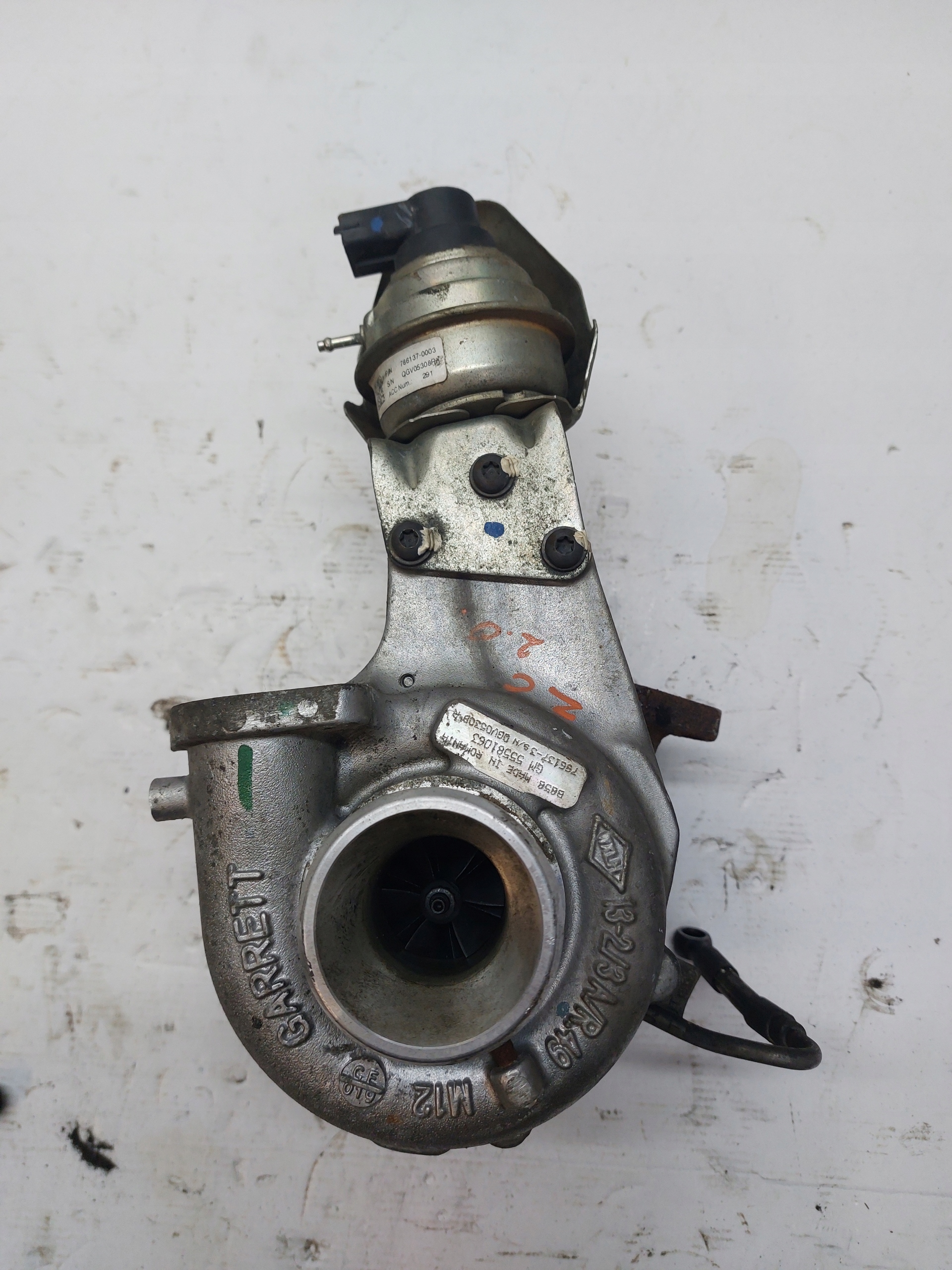 turbo OPEL ZAFIRA C ASTRA 2.0 CDTI