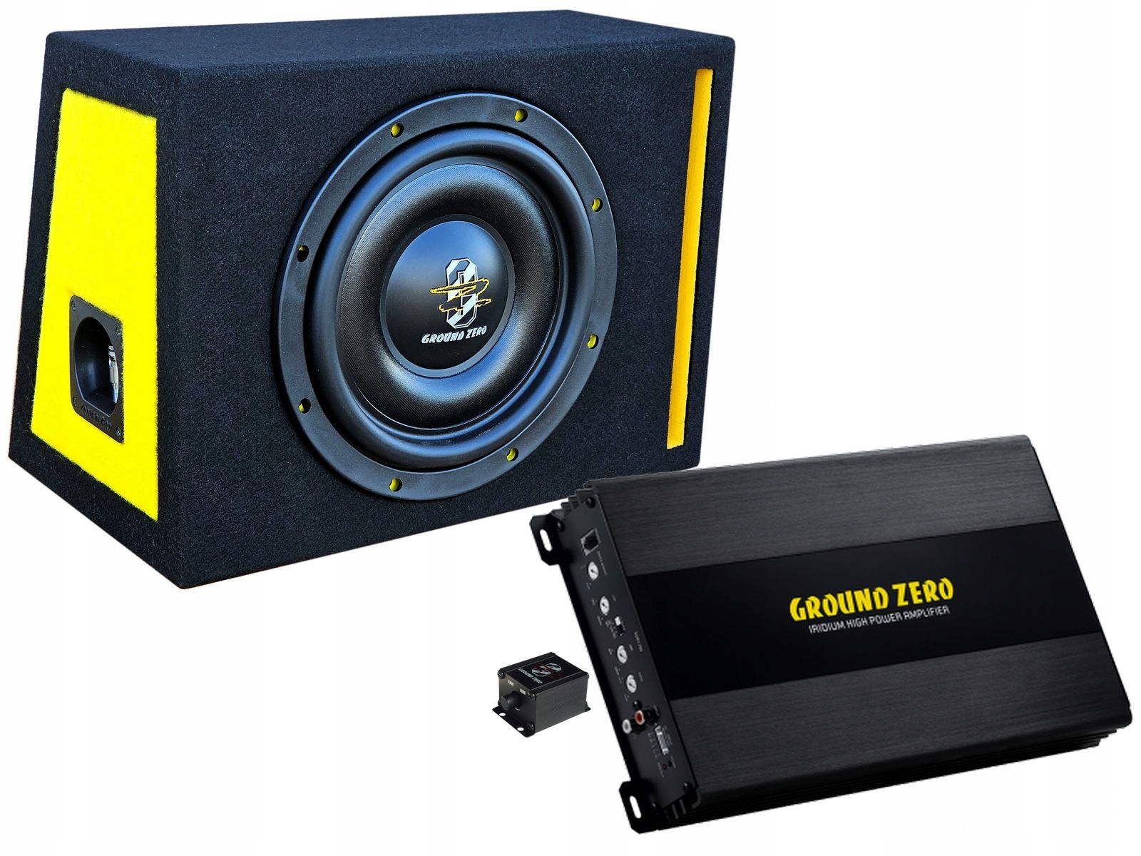 Ground Zero Gzhw 10SPL-D2 Flat-sz Sub Wzmak 25 CM