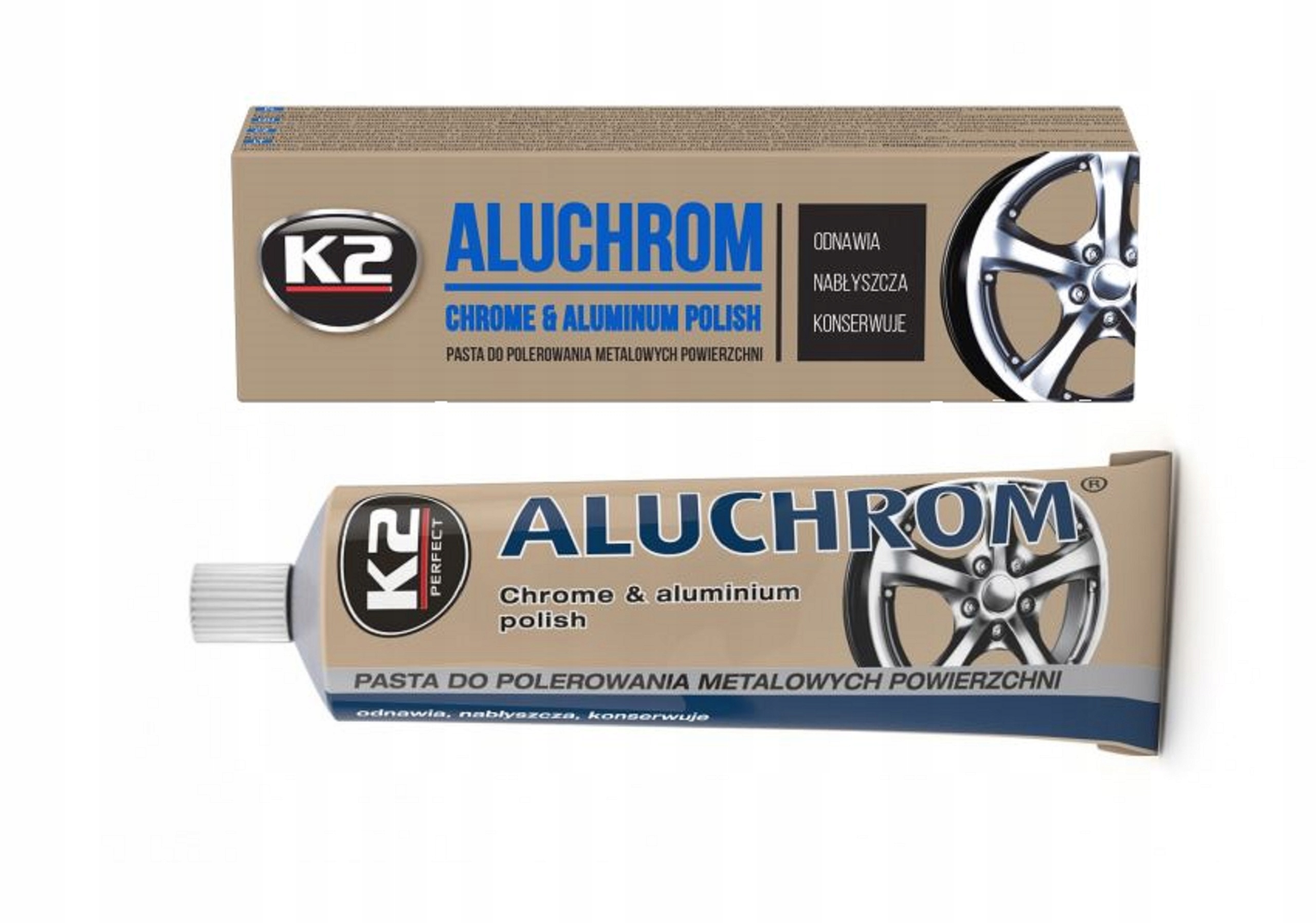 

K2 Aluchrom Pasta Polerska Do Felg Aluminium Chrom
