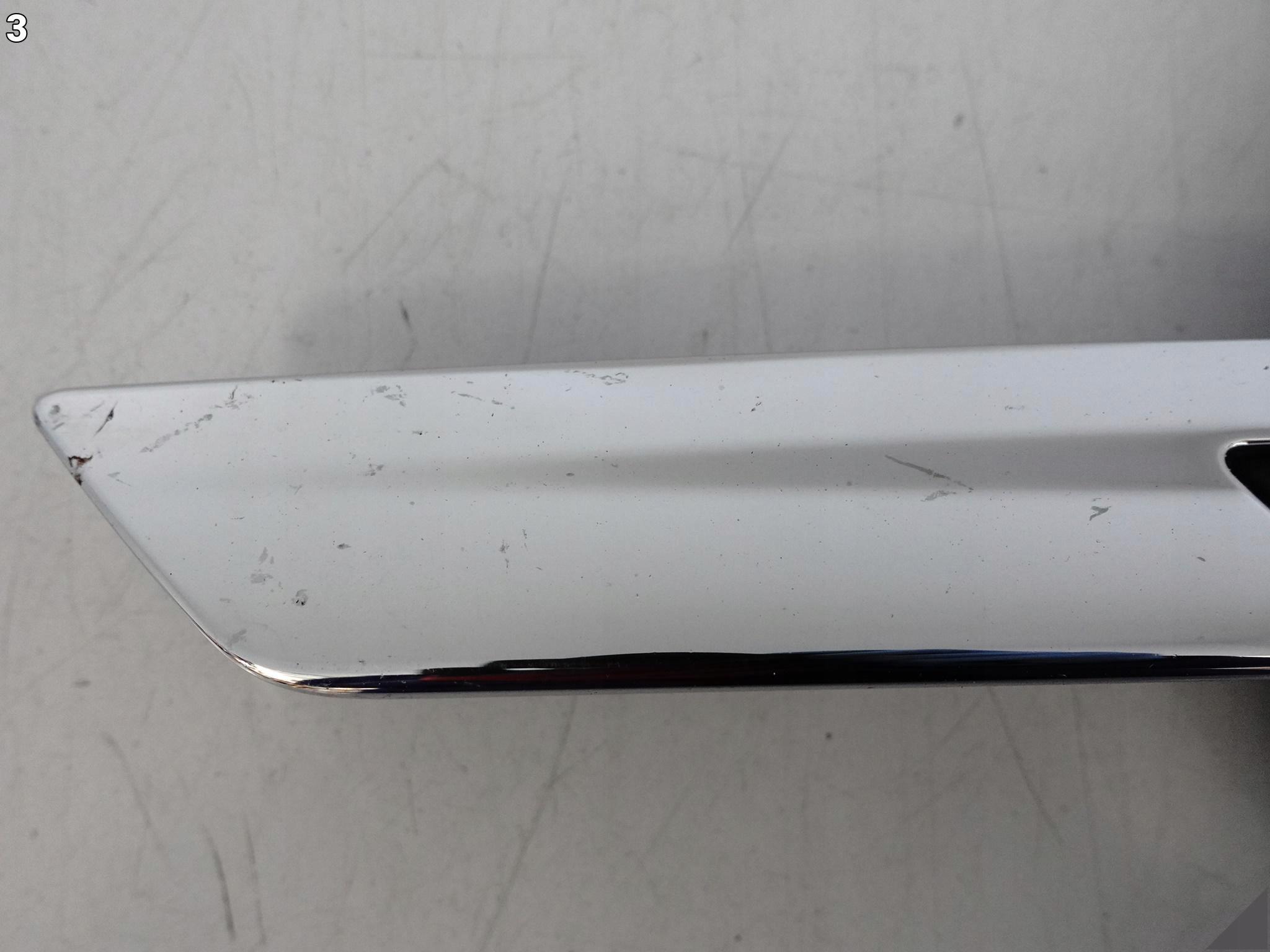 VOLVO XC60 II 2 LIFT 21- ZWYKLY bumper grid + moulding CHROM left front