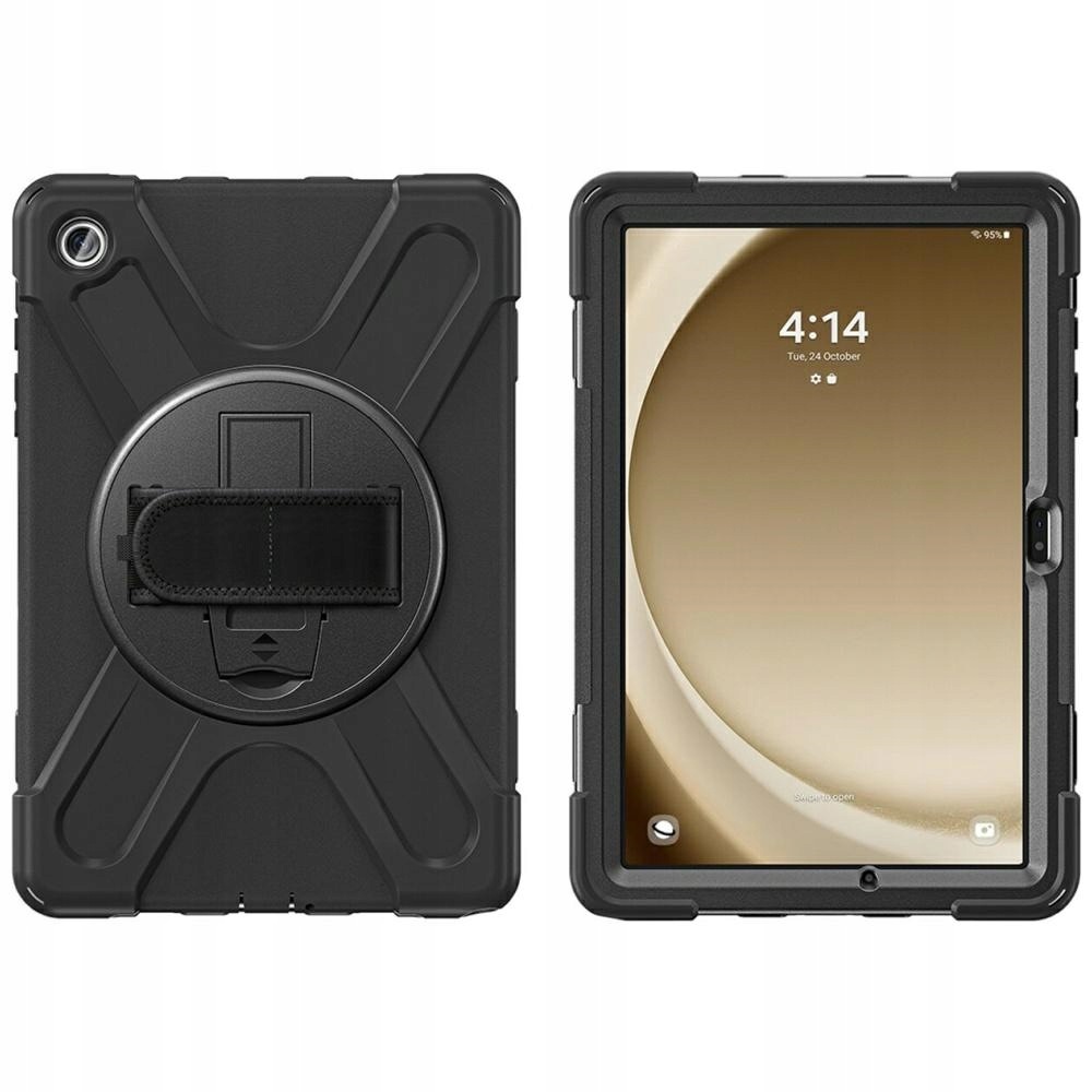Pancéřové pouzdro 4smarts Rugged Case Grip Tab S10FE/S9FE/S9/S8/S7 černé
