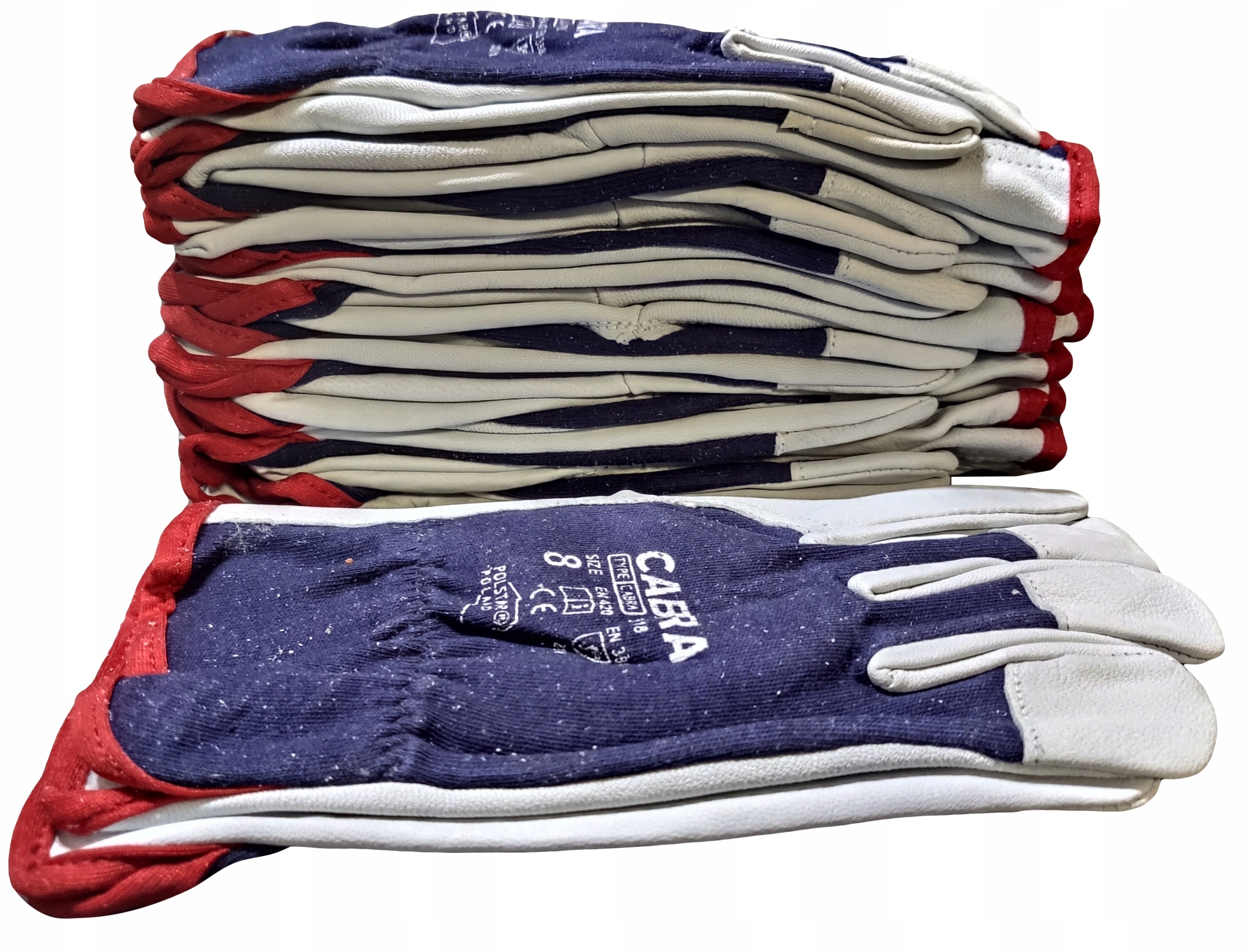 Rękawice skórzane skóra Cabra roz 10 12 par