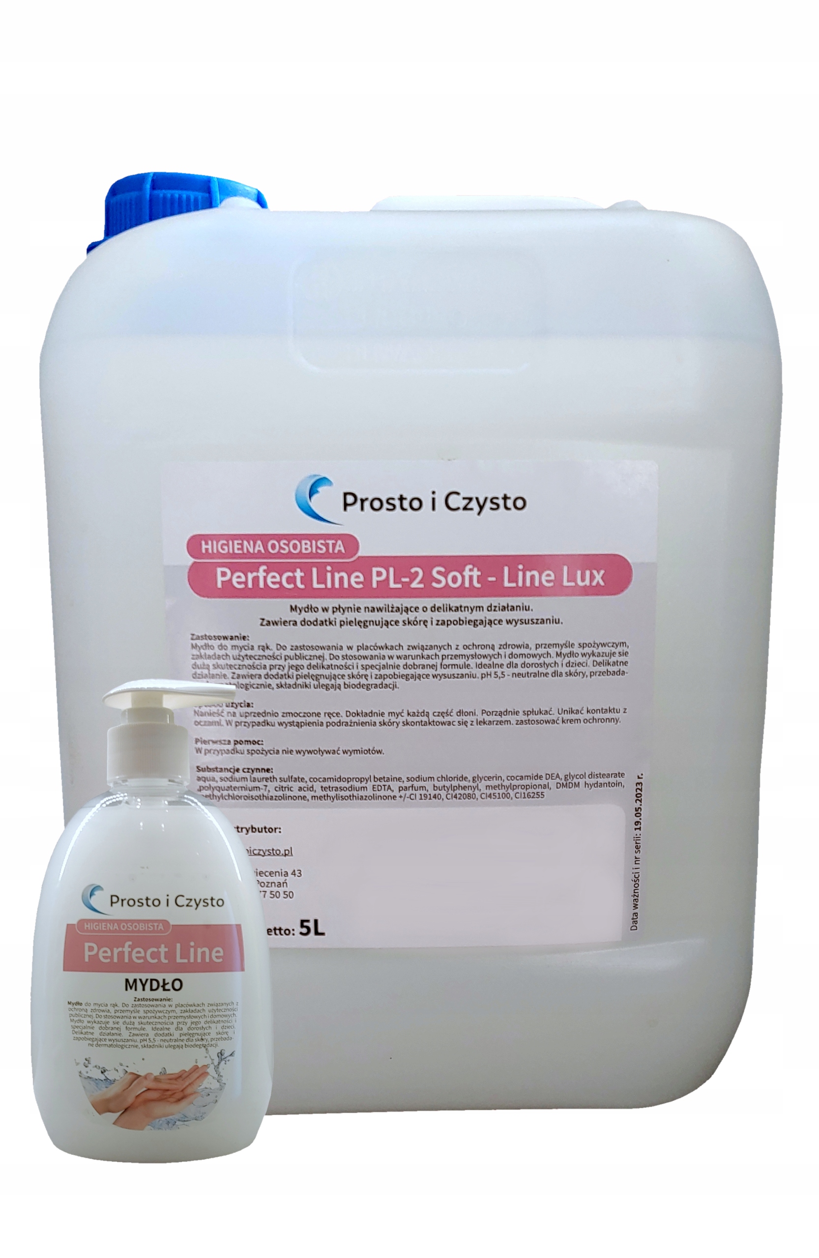 

Mydło do rąk i ciała PerfectLine 5l 500ml