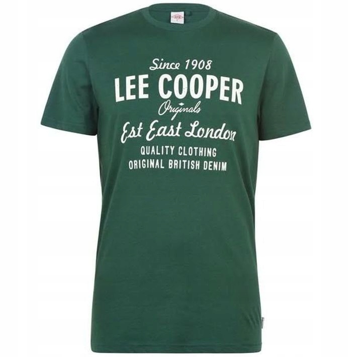 

Lee Cooper C Logo, koszulka męska, zielona, r. S