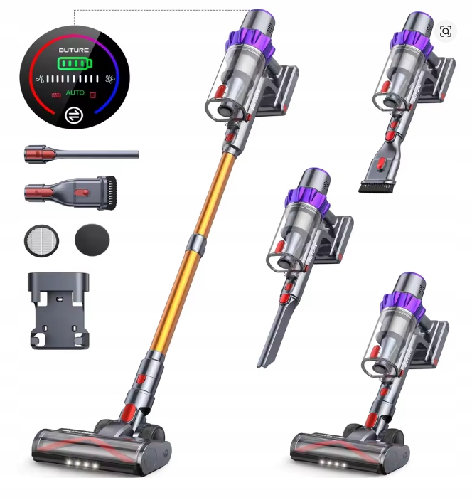 Vysavač Vertikální Ruční Bezdrátový Vysavač Buture VC80 500W