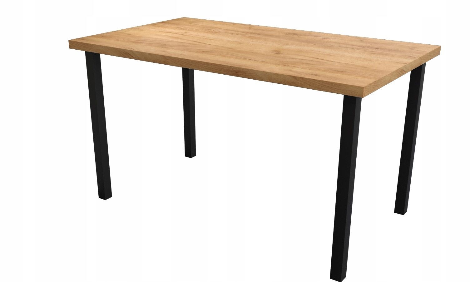

Stół Loft Ole 4 nogi metal 120/70 Hikora Naturalna
