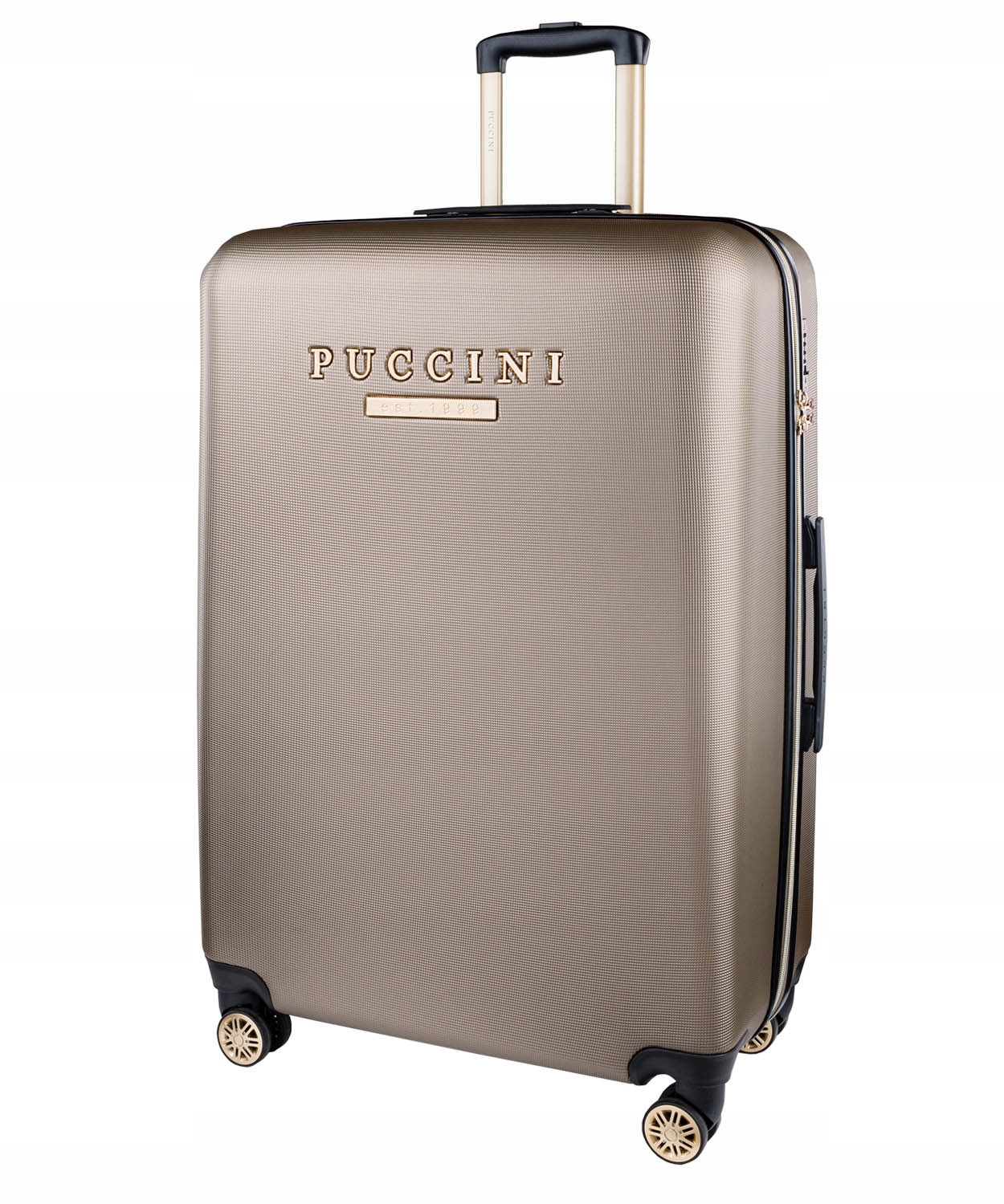 Walizka Duża Podróżna Twarda Na Kółkach Puccini Szampańska ABS017A 6B