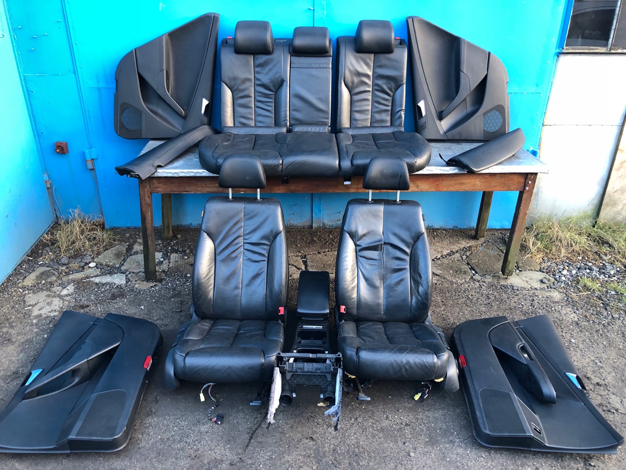 VW PASSAT B6 KOMBI FOTELE TAPICERKA SKÓRY KANAPA