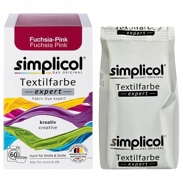 

Simplicol Barwnik do tkanin Fuchsia Pink Ciemny