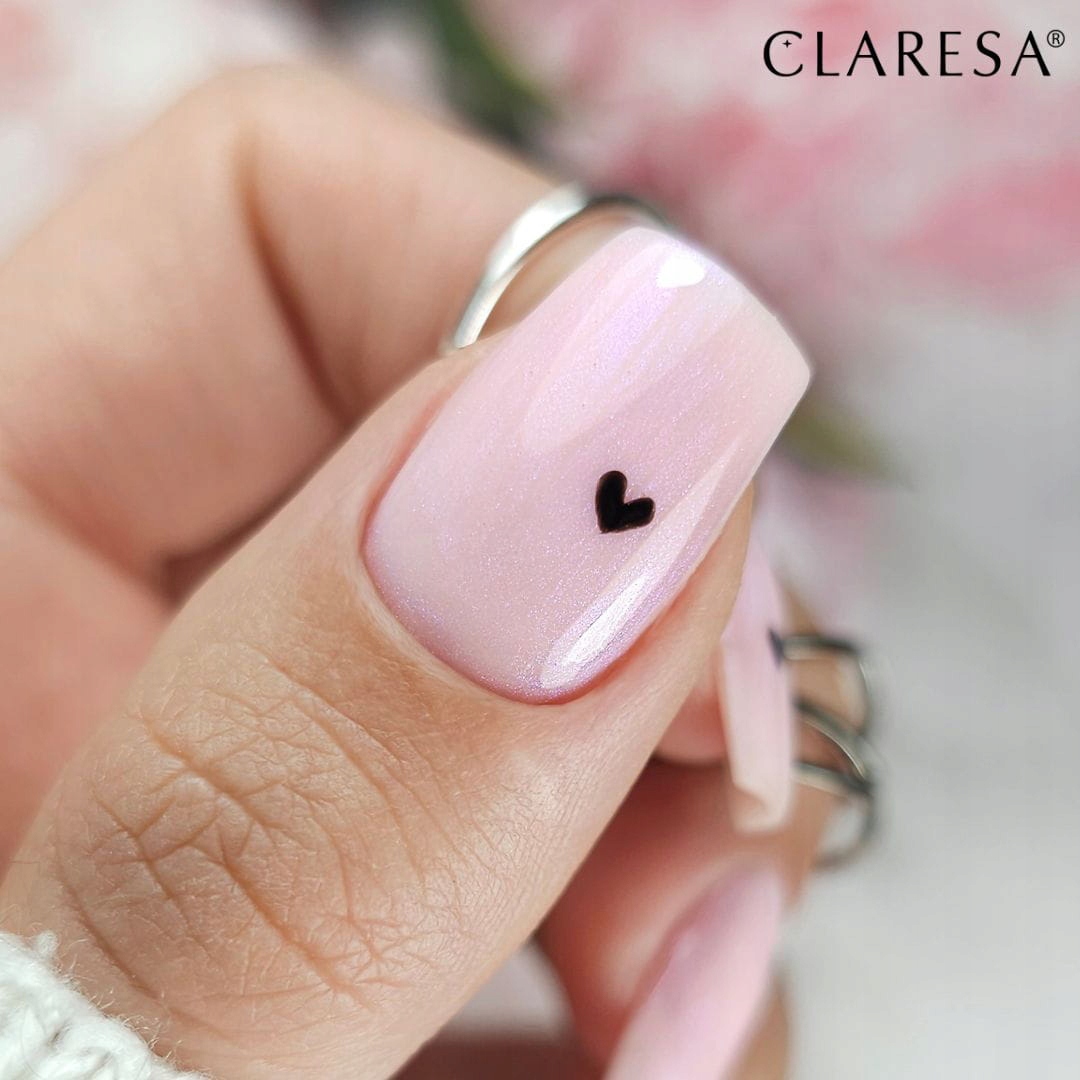 CLARESA BAZA POWER 08 BUDUJĄCA DO PAZNOKCI RÓŻ Z POŁYSKUJĄCĄ PERŁĄ Kod producenta 5903819820805