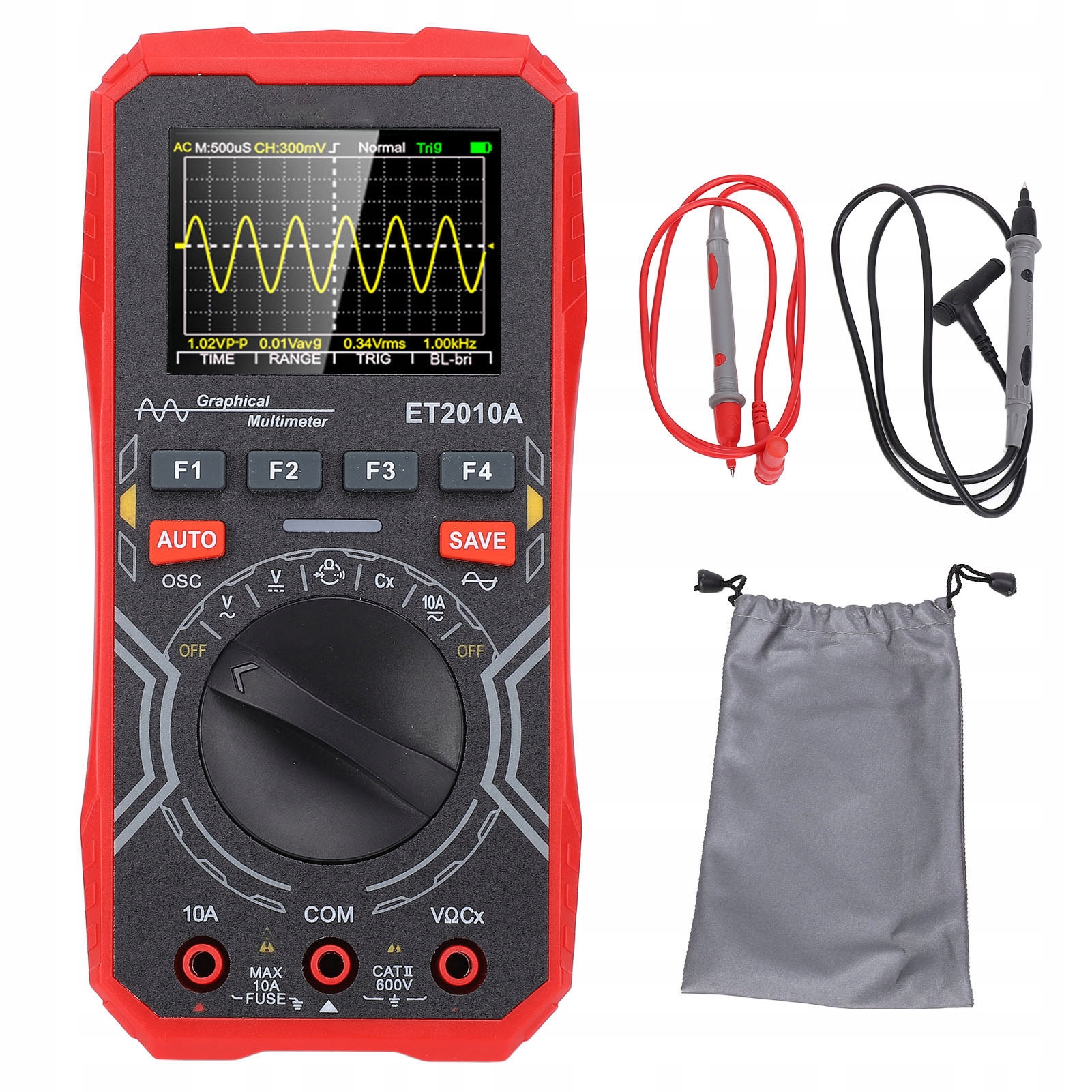 Digitálny multimetr Oscyloskop Tooltop ET2010A 1MHz 2,5Msps