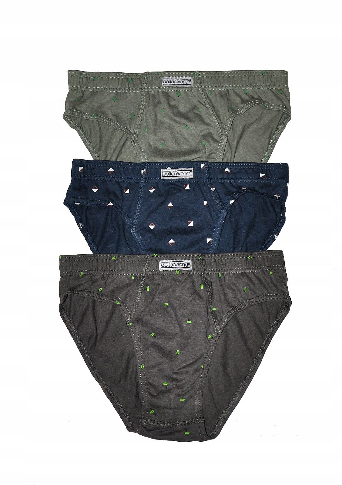 

3x Slipy Majtki Męskie Cotton World rozmiar 4XL
