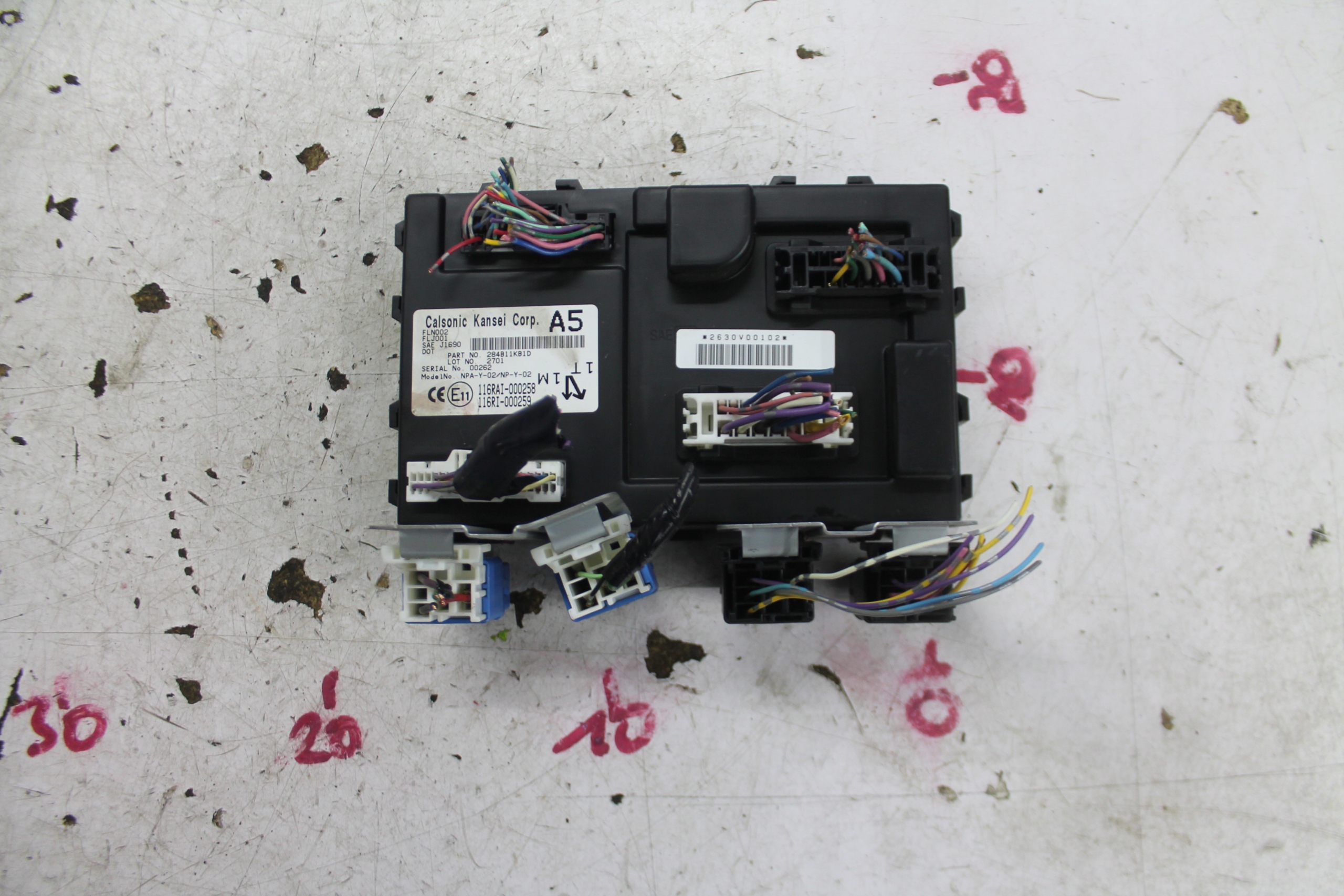 module control unit KOMFORTU 284B11KB1D JUKE F15 1.5 DCI 11-17