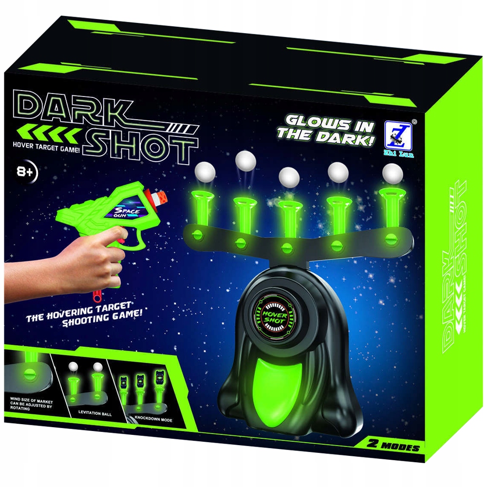 LEWITUJĄCE CELE TARCZA PISTOLET NA STRZAŁKI NERF Marka inna