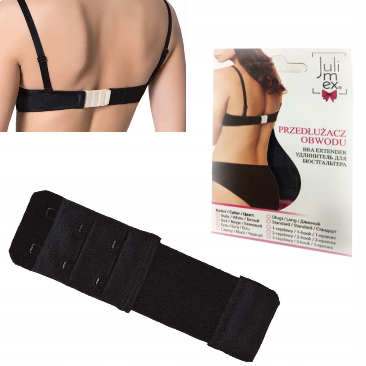

Przedłużacz obwodu Julimex long BA-03 czarny długi