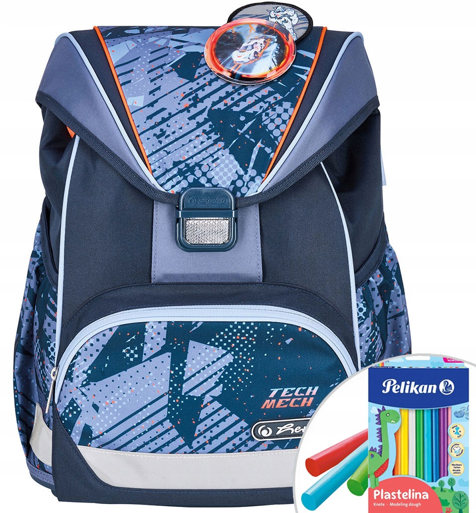 Tornister Plecak Szkolny Herlitz Techmech Pierwsza Klasa 750G