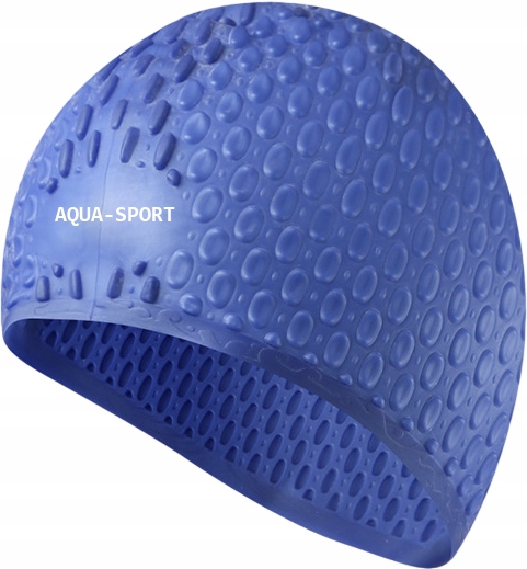 Czepek Pływacki Silikonowy Na Długie Włosy Basen Do Pływania Aqua-Sport