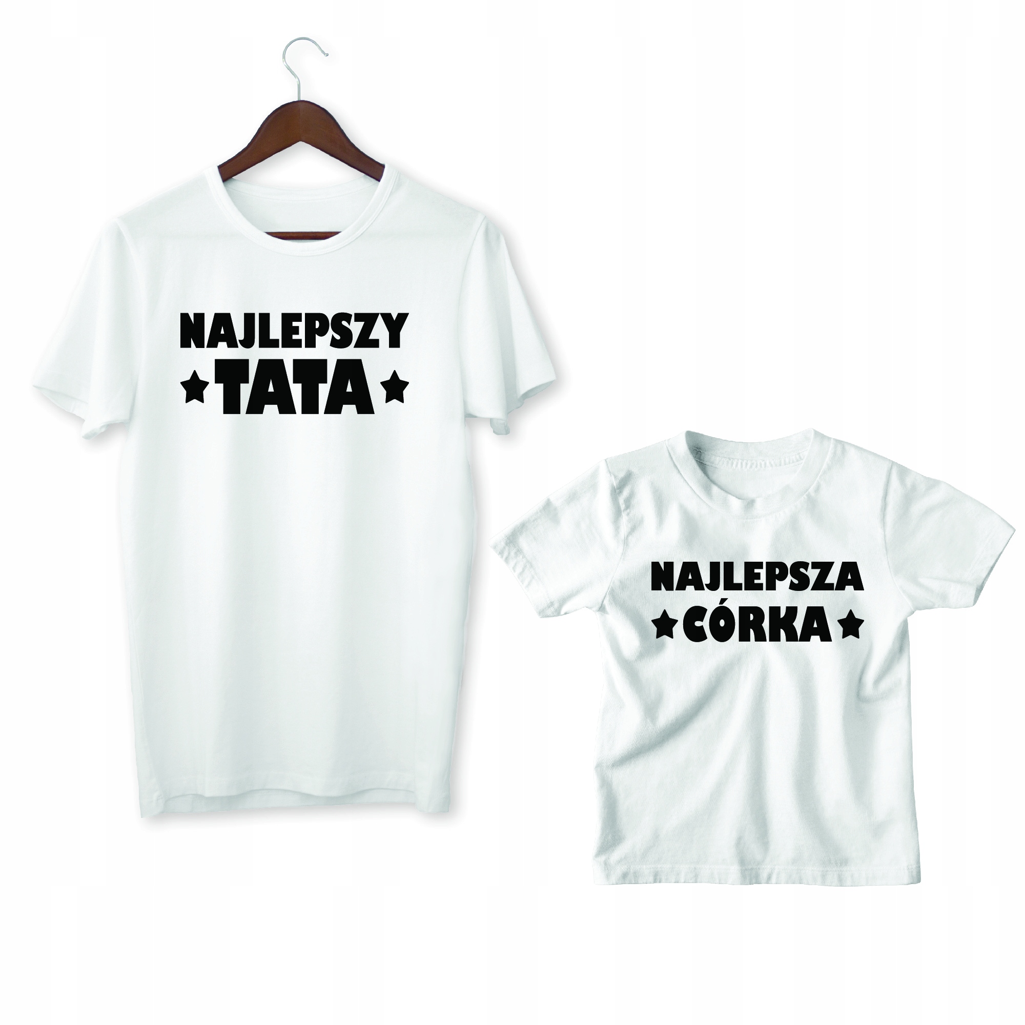 

Zestaw Koszulek Najlepszy Tata Najlepsza Córka Hit