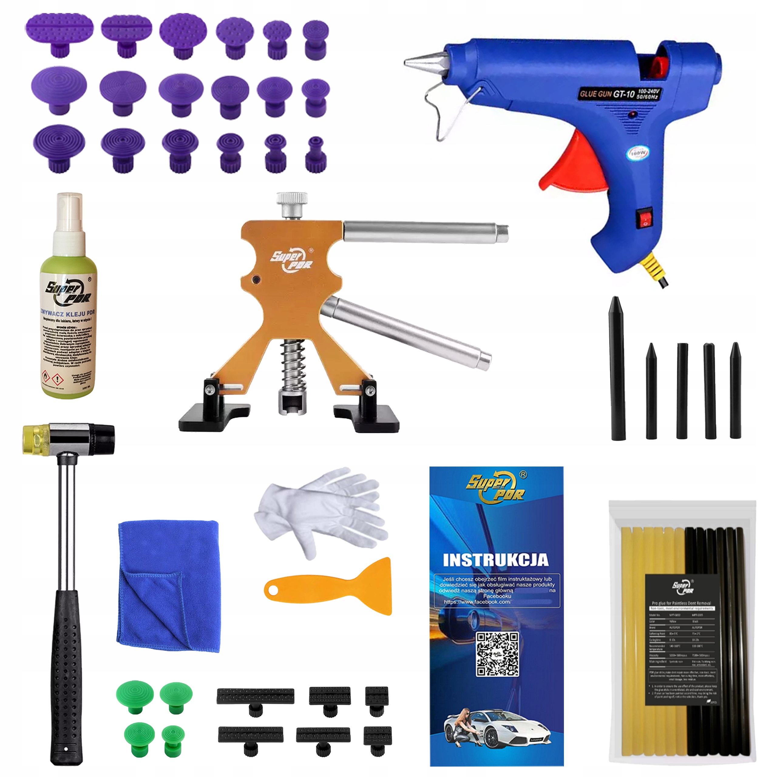 Odstraňování promáčklin karoserie, odstraňovač Pdr