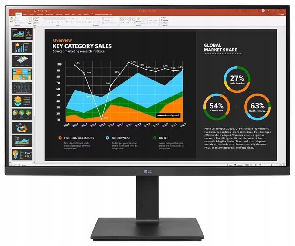 Lg Ips monitor 27BQ75QB 27" 2560x1440 16:9 350cd 1000:1/HDMI /usb