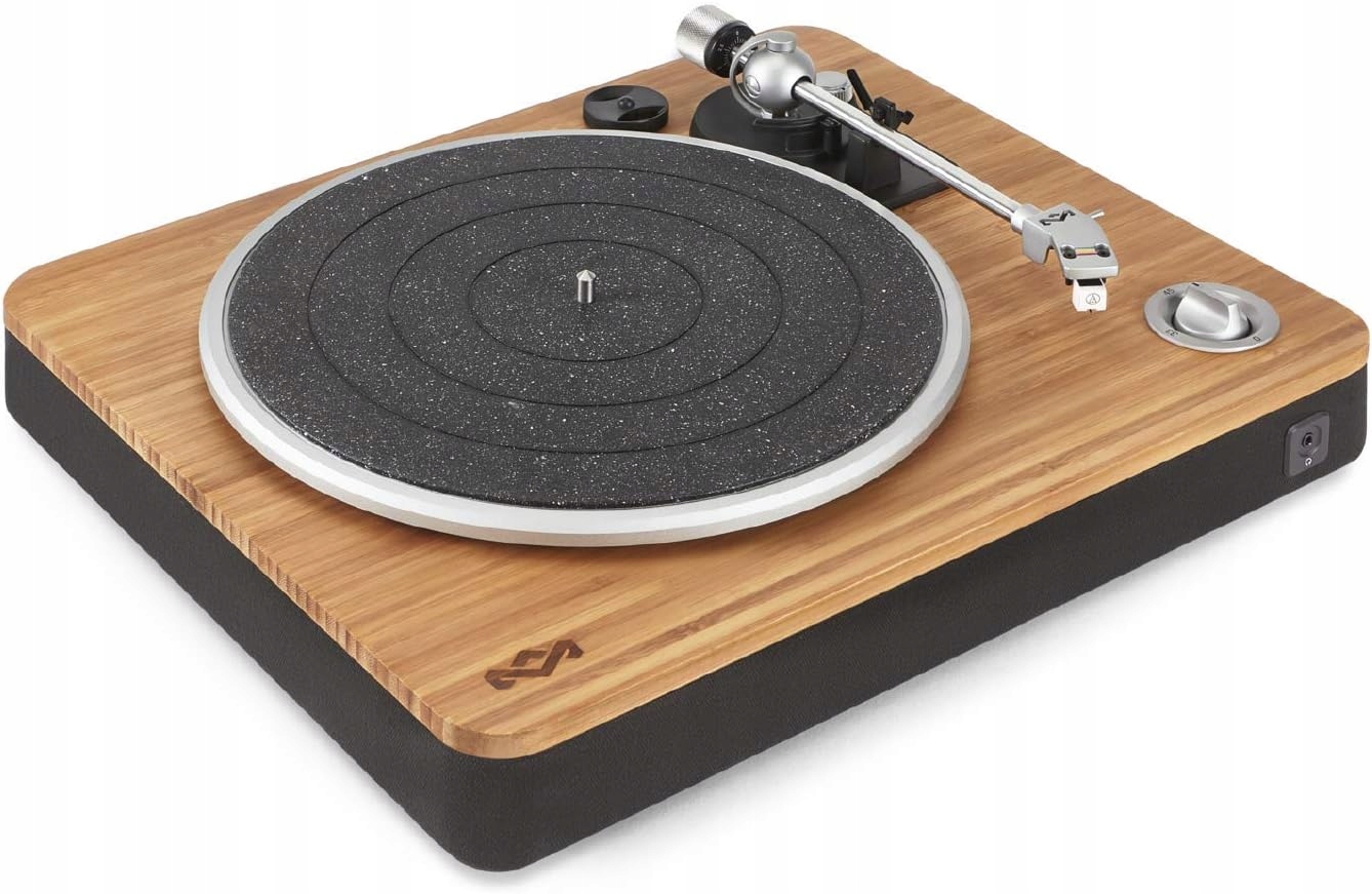 Gramofon House of Marley Stir It Up Turntable 33+45RPM, Anti-Skid, Rca