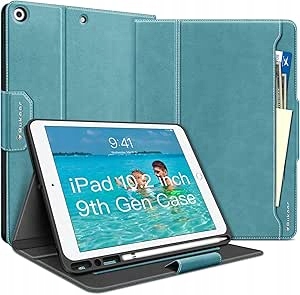 Pouzdro S Klopou Pro Ipad 10.9", Tyrkysová Kapsa Na Dokumenty