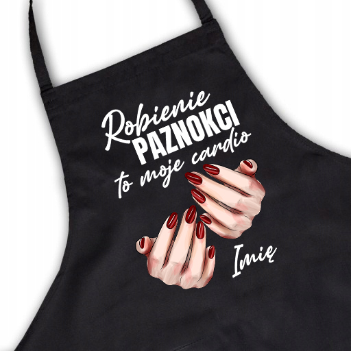 

Fartuch dla Manikiużystki Do Salonu Twoje Imię Wz