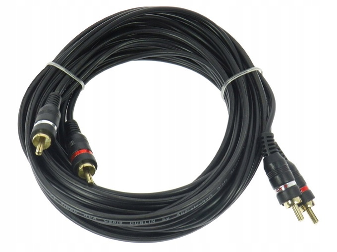 Kabel Sygnałowy Rca 2x 2 Rca 5M Audio Dietz