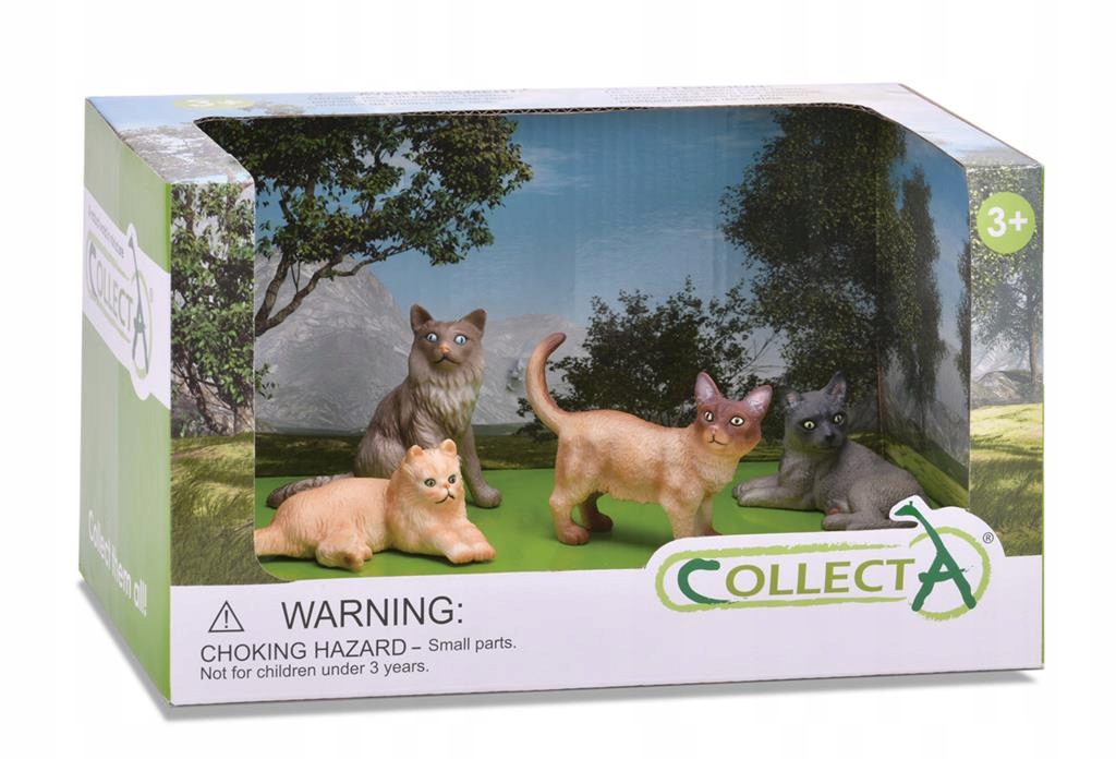 

Figurki Koty Zestaw 4 Szt.- CollectA 89142