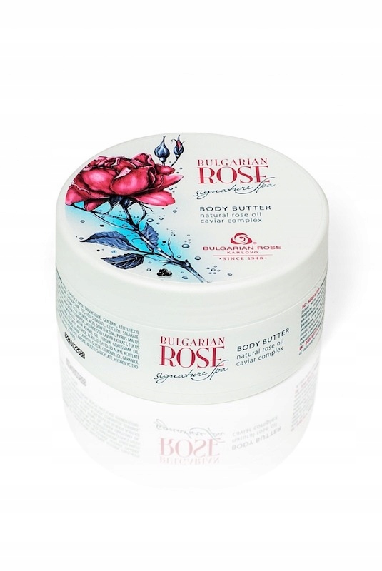 Masło do ciała z olejkiem różanym i kawiorem Bulgarian Rose Signature Spa