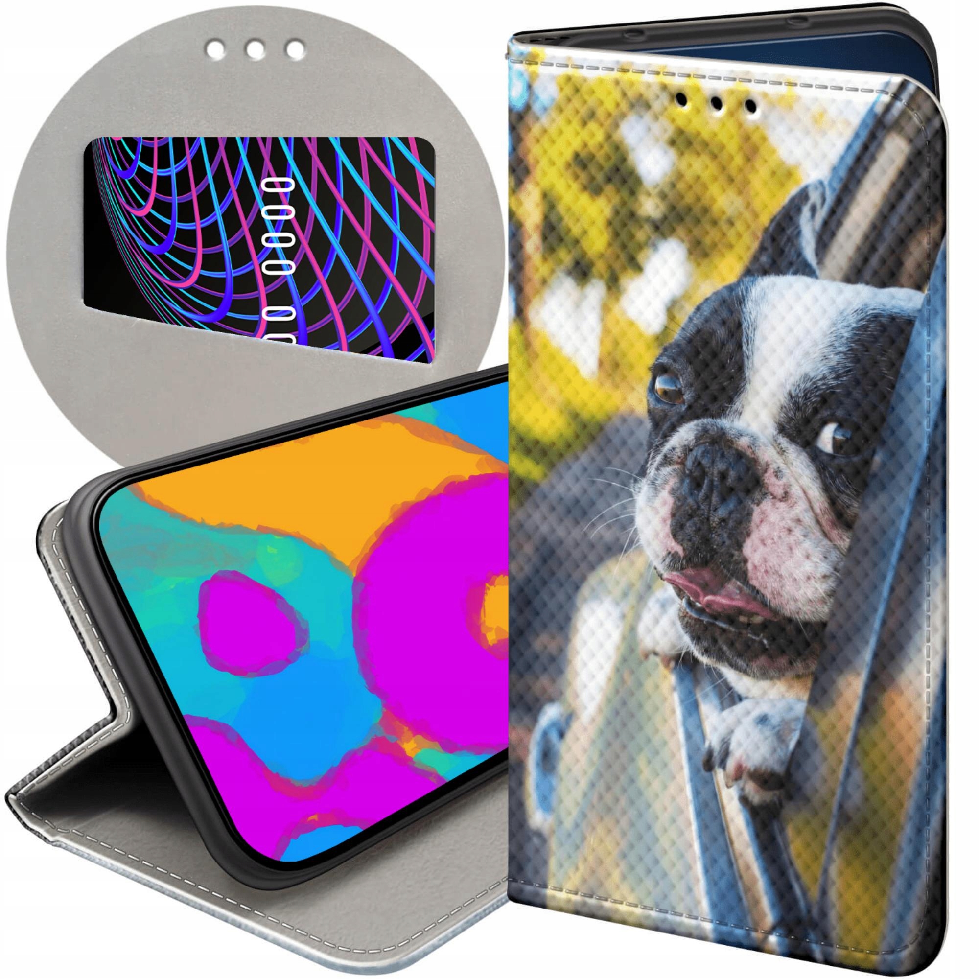 Etui Do Motorola Moto 40 Edge Mops Buldog Francuski Angielski Futerał