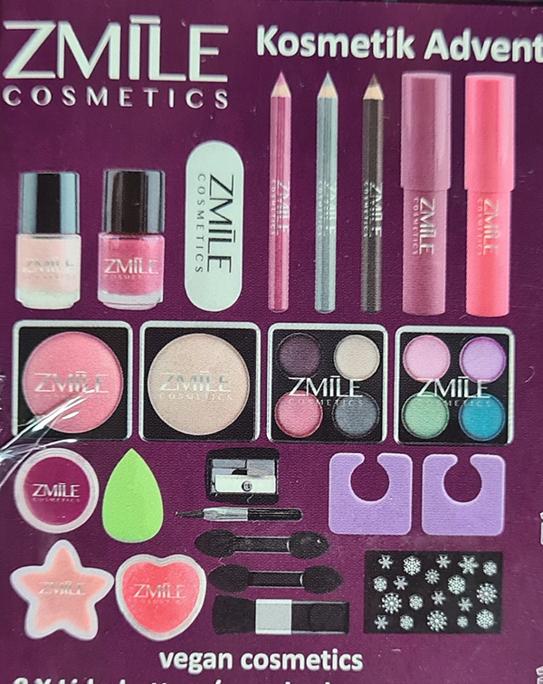 Адвент-календарь Zmile Cosmetics Cube, домик, 24 средства косметики — фото 6