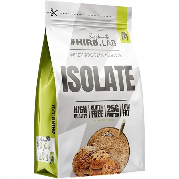 Hiro.lab Whey Protein Isolate izolát bílkovin Wpi 700 g sušenková příchuť