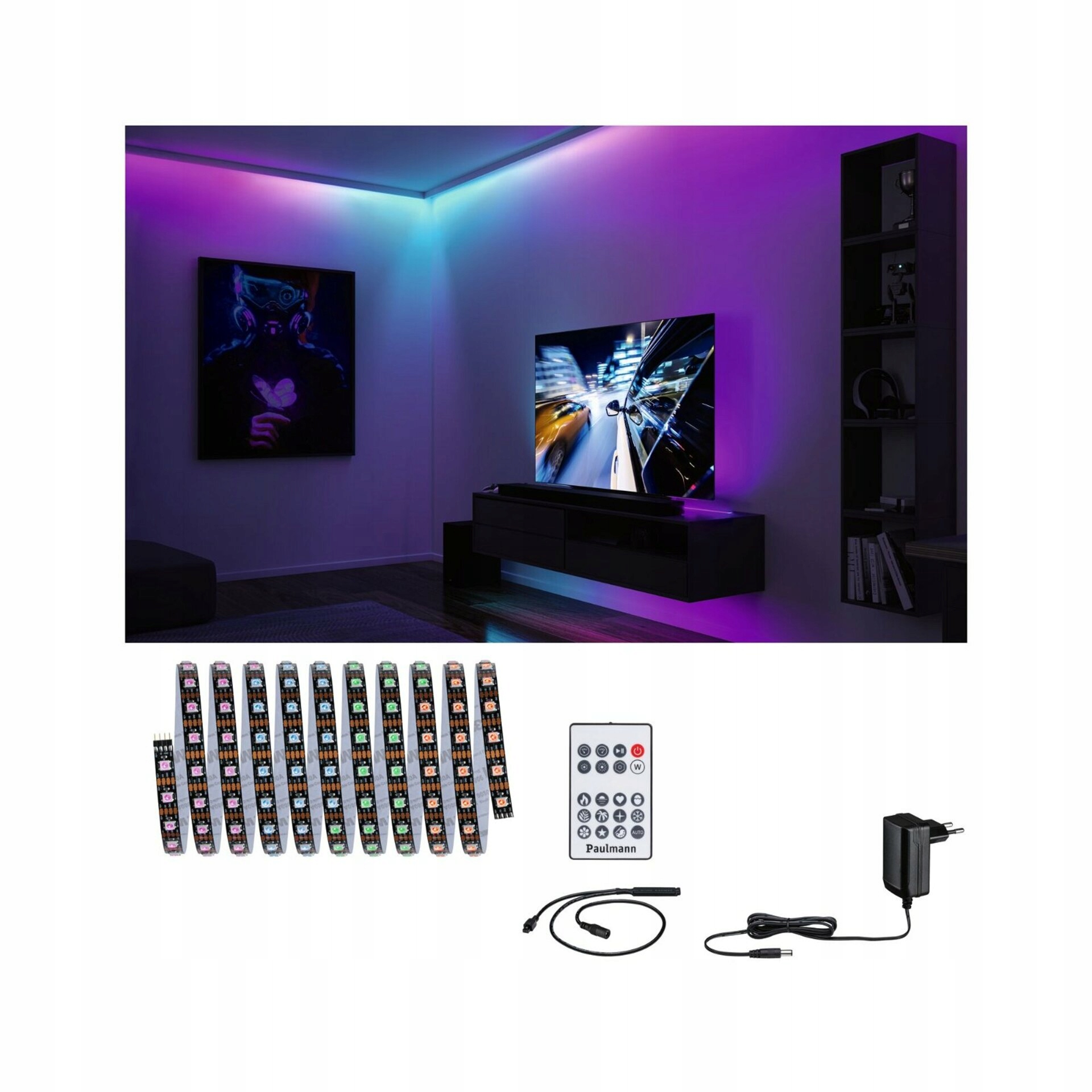 Paulmann EntertainLED Led pásik Rgb 3m 60LED/ms diaľkovým ovládačom