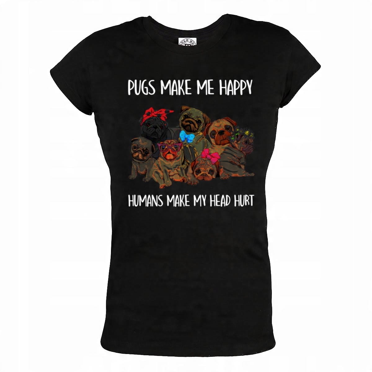 

Damska Koszulka Pies Psy Z Psem Dogs Make Me Happy