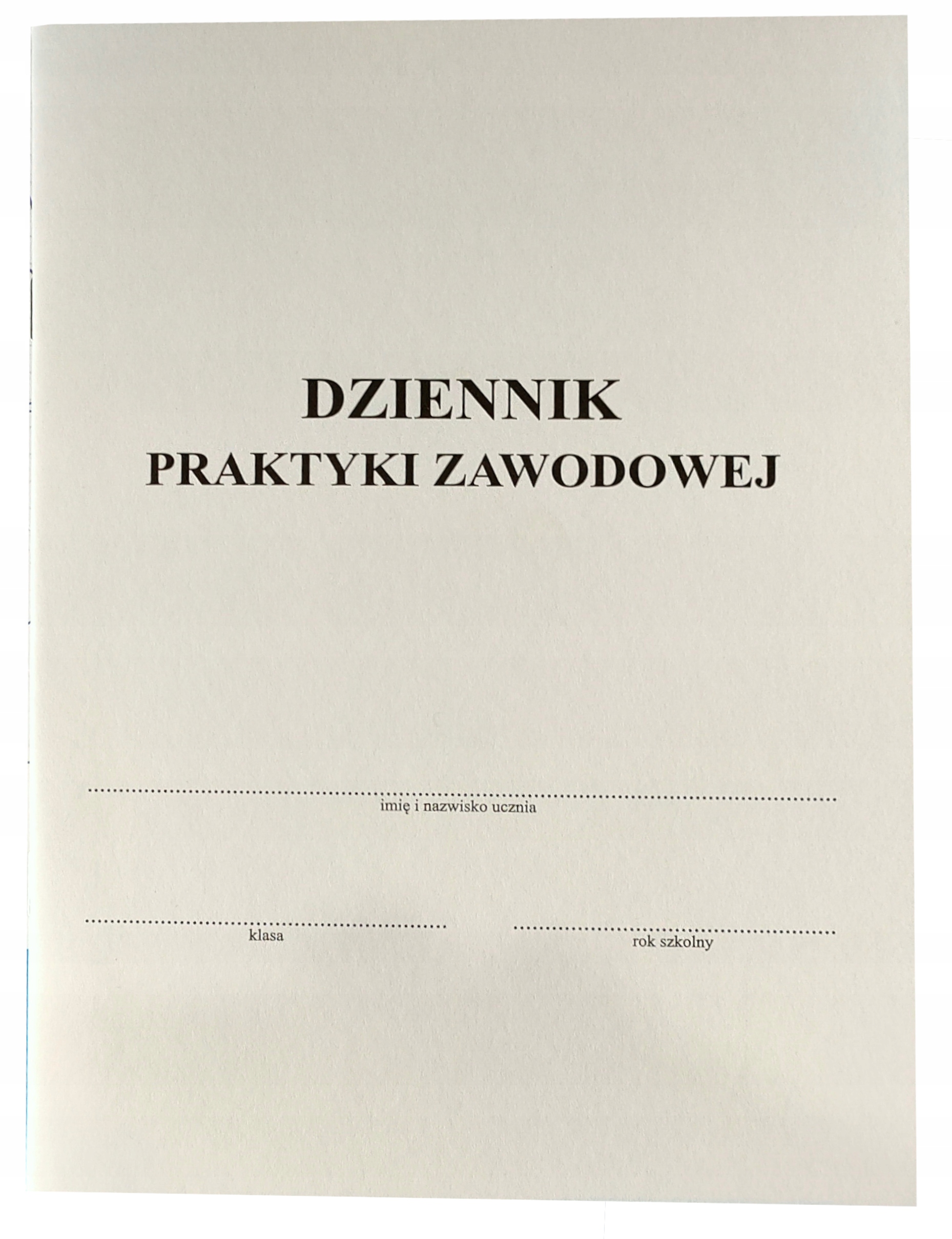 

Dziennik praktyki zawodowej A5