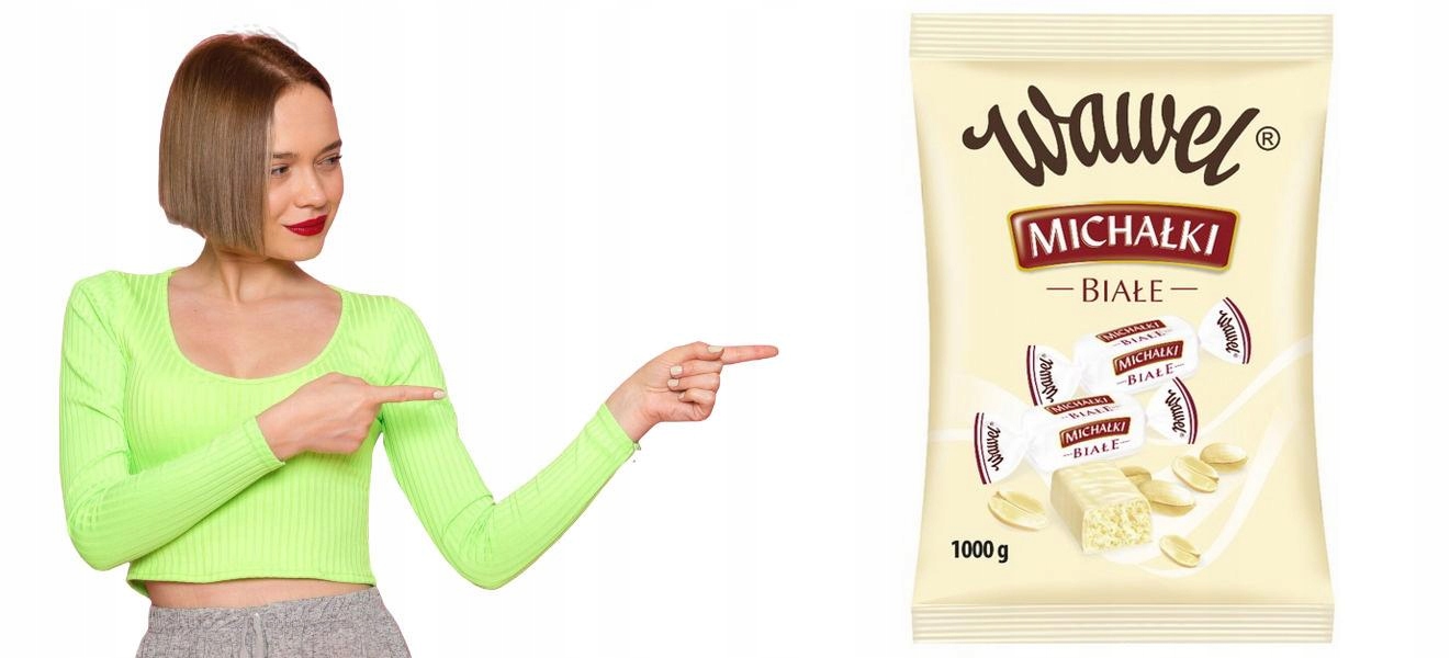Levně Bonbóny Michałki bílé 1 kg