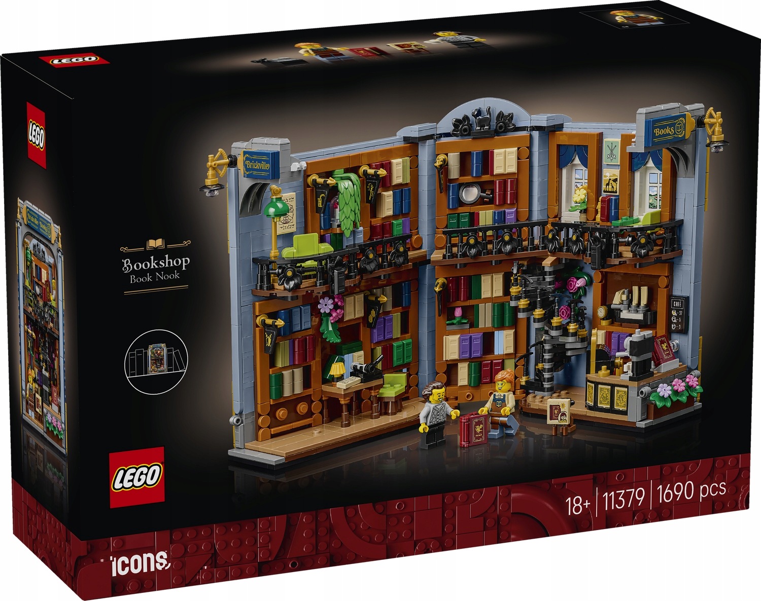 Lego Icons Kniha Nook: Knihkupectví 11379