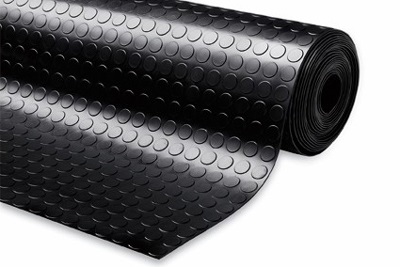 Guma Metro w kółka ryflowana 3mm na podłoge 0,6m2 gumowa