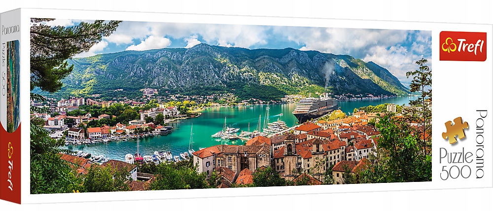 

Puzzle Panoramiczne Kotor Czarnogóra 500 Elementów