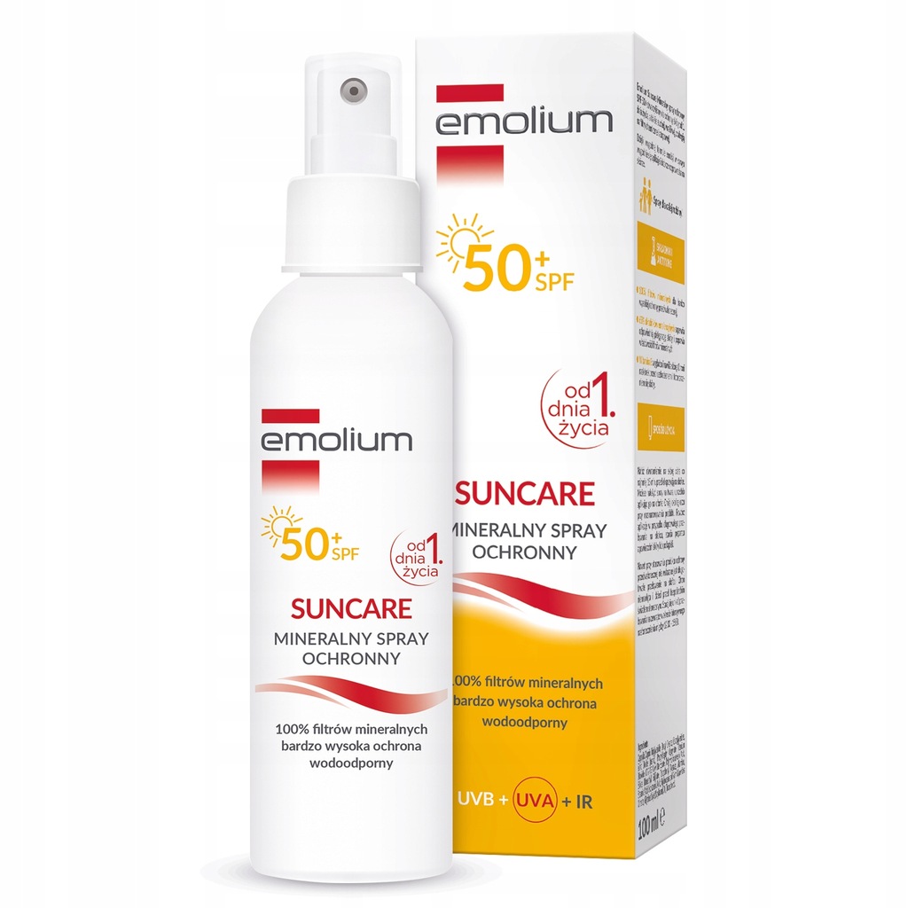 

Emolium Suncare Mineralny Spray SPF50 100ml Dzieci