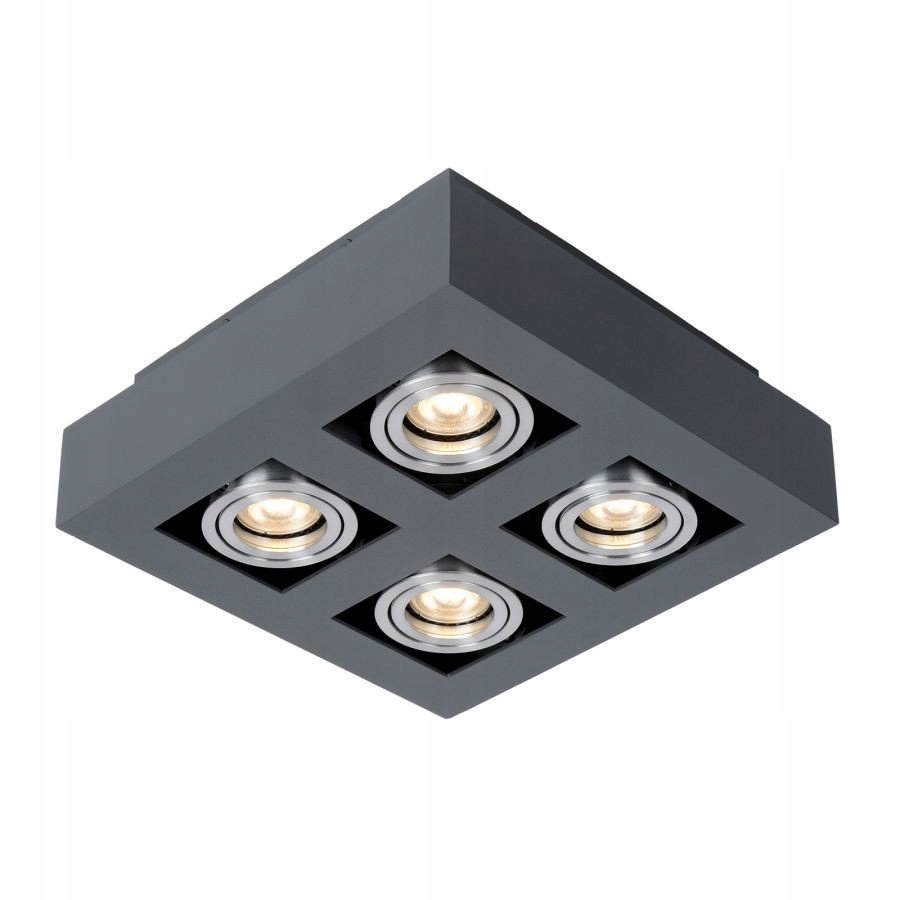 Stropná lampa Casemiro IT8002S4-BK/AL Italux
