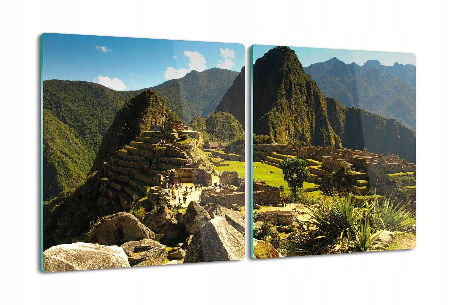 moderní skleněná deska 2x40x52 Machu Picchu nahoře
