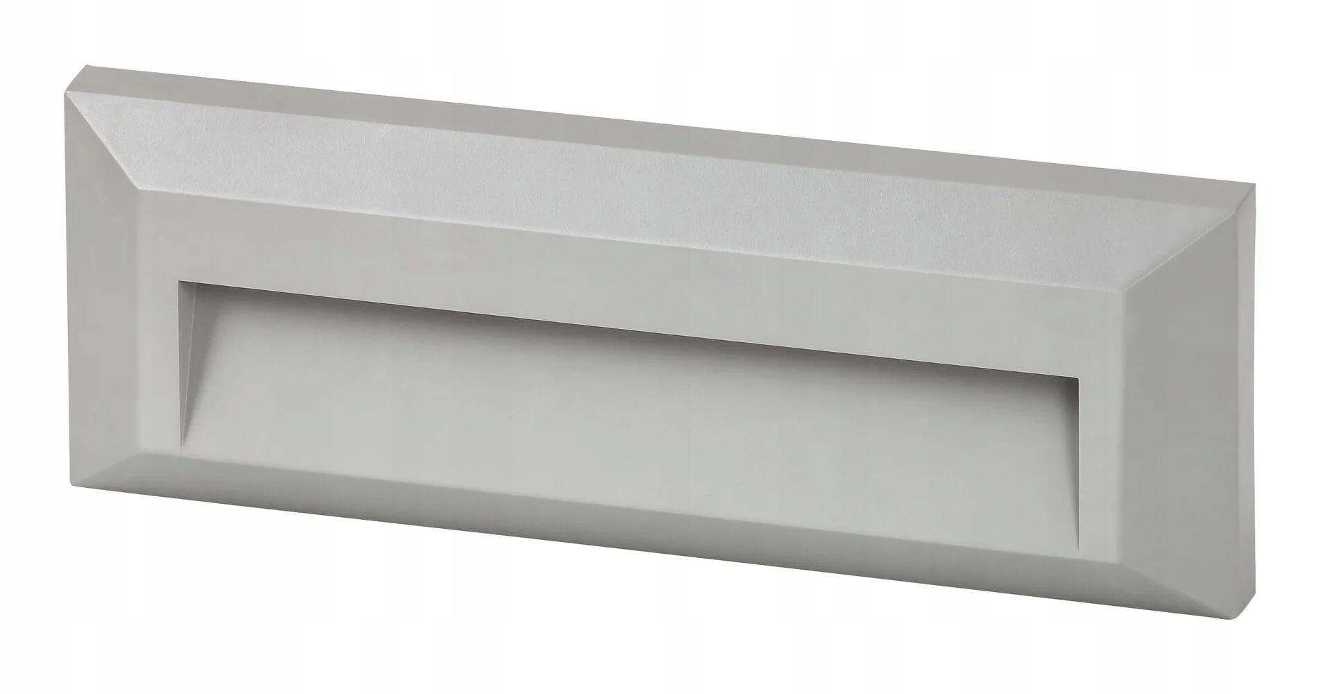 Venkovní Led schodišťová nástěnná lampa šedá podlouhlá 23 cm 4000K Rabalux